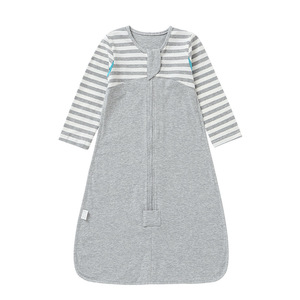 Sac de couchage pour bébé à manches longues (18-36 mois) Couverture portable en velours de coton avec bras pour tout-petits