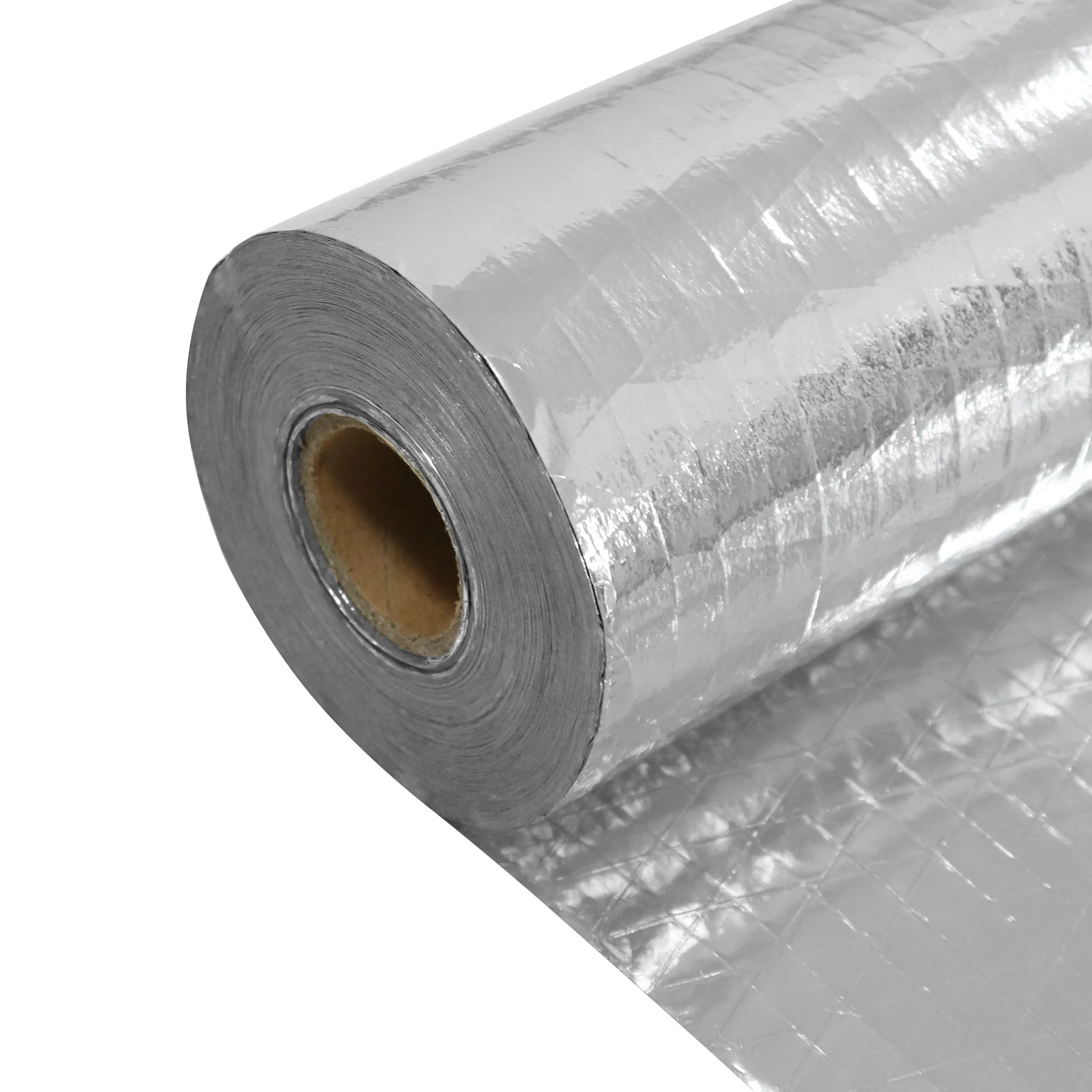 Fireproof Reinforced Scrim Aluminum Foil Laminated Kraft Paper For Roof Insulation Sheet