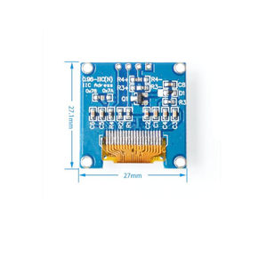 0,96 Zoll 4-poliges/7-poliges gelb-blau-weißes OLED-Display-LCD-Modul, kompatibel mit SPI IIC - Product Image 3