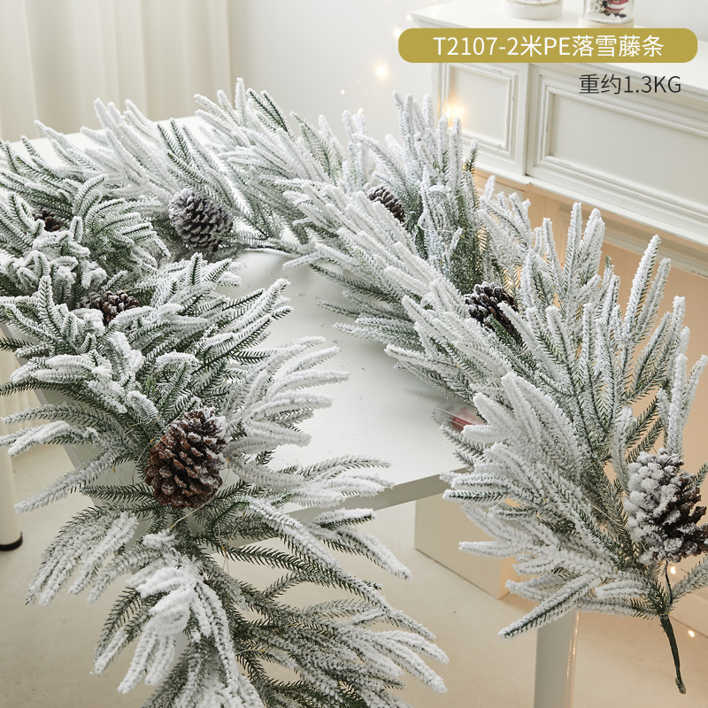 Rotin tombant de neige de pe de 2m