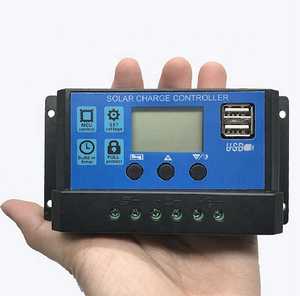 10A-60A Solar laderegler 12V 24V Auto PWM 5V Ausgangs regler PV Home Batterie ladegerät LCD Dual USB YC-001 - Product Image 4