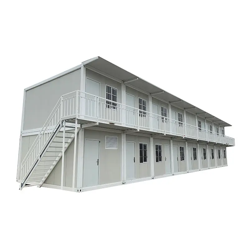 Caravana de lujo portátil Apartamento de vidrio Pequeño Modular Japón Estructura de acero Villa Contenedor Estructura de acero Casa prefabricada
