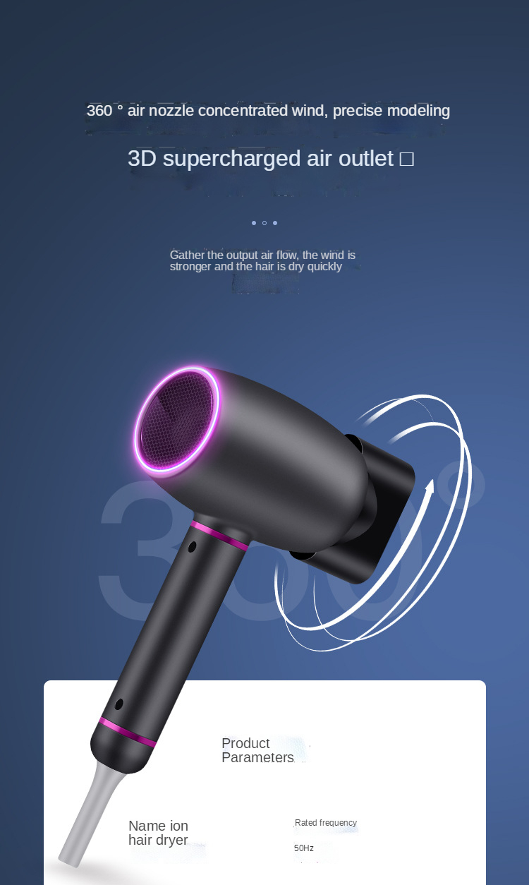 2022 Best Selling New Design Professional 1200w Hair Blow Salon Equipment Dc Motor Hair Dryer for home salon travel