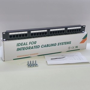 CAT6 24-port 19'' Standard Installation <strong>Network</strong> Ethernet <strong>Patch</strong> <strong>Panel</strong> Distribution Frame for UTP <strong>Patch</strong> Cables <strong>Network</strong> Cabinet - Product Image 1