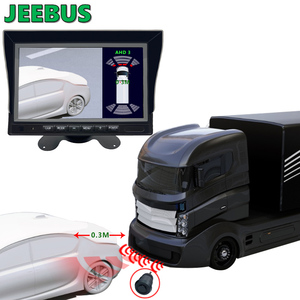 JEEBUS Parking <strong>Sensor</strong> <strong>System</strong> with 7inch Monitor FHD 1080P <strong>Backup</strong> Camera with Reversing <strong>Sensors</strong> for Excavator - Product Image 4