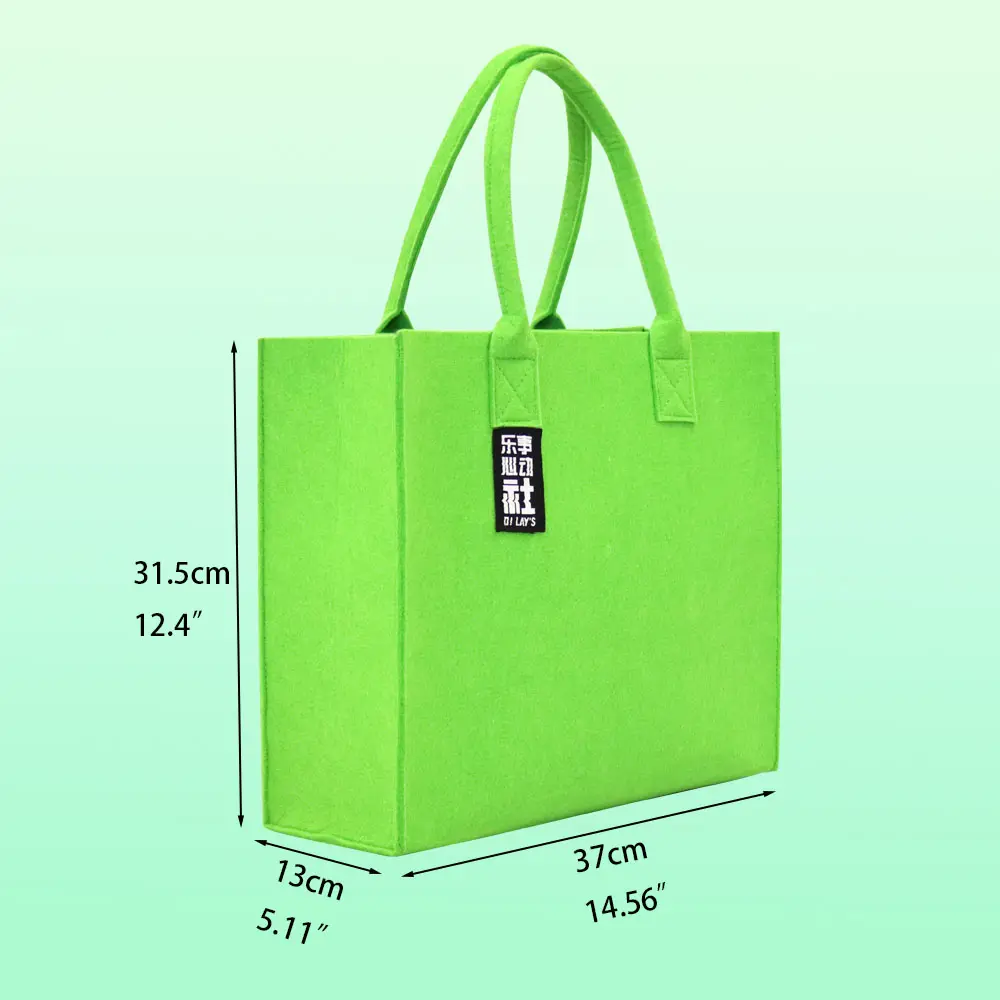 Promozione wool ladies zhejiang felt carry shopping borse da donna borsa a tracolla regalo tote personalizzata con logo