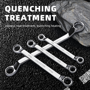 Nhà Máy Chrome mạ đôi bù đắp Vòng cờ lê cờ lê thiết lập đôi End Vòng cờ lê tùy chỉnh OEM Hỗ trợ đôi End Vòng cờ lê - Product Image 4