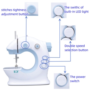 Zikzak makinesi bir coudre dikiş enstrüman ev manuel el düzenlenen fiyat el taşınabilir el elektrikli mini dikiş makinesi - Product Image 3