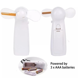 Mini ventilador de batería LED portátil con mensaje personalizado, ventilador eléctrico de mano con pantalla LED programable - Product Image 5