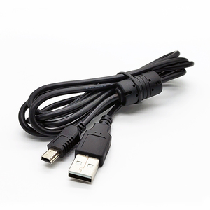 迷你B 5针至USB 15/25英尺，用于充电适配器，带铁氧体芯电缆迷你5针USB电缆5针电缆 - Product Image 5