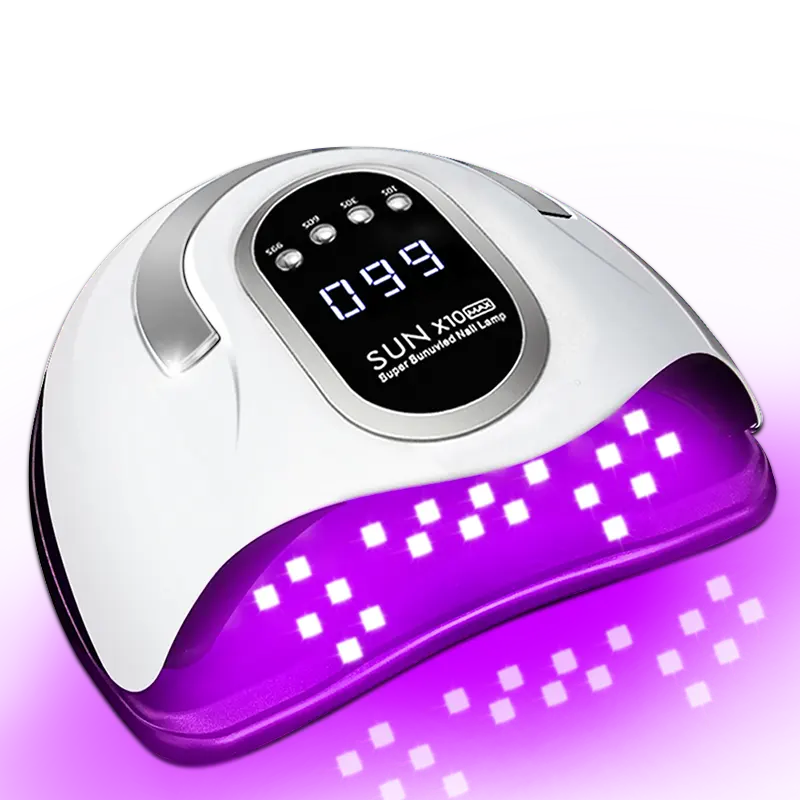 Lámpara de curado de esmalte de gel para uñas Lámpara de uñas LED UV profesional SUN X10 Max Secador de uñas de gel eléctrico