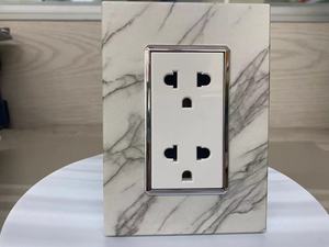 断路器enchufes美国标准16A双工双壁开关插座模块化 - Product Image 2