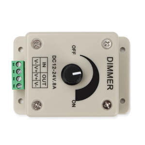 LED-Dimmer 12V 24 V 8A 96W Pwm Regler Gleichstrom kabel LED-Streifen Streifen 12 24 Volt - Product Image 4