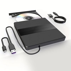 USB 3.0 USB C外置CD/DVD RW驱动器读取刻录机便携式DVD播放器光盘驱动器适用于笔记本电脑Windows 11 10 Linux OS Mac - Product Image 4