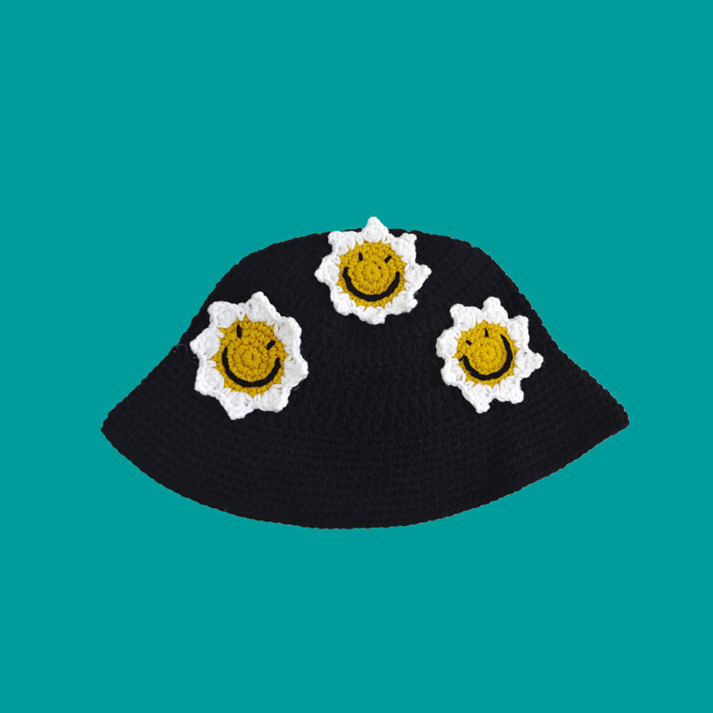 6 flowers - black