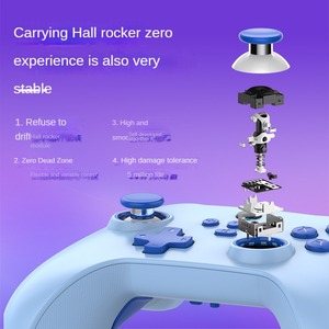 Z03DP mango del juego Hall Rocker Tecla de doble corte vibración Android iOS ordenador controlador inalámbrico Gamepad Joystick - Product Image 3