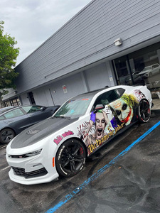 卸売バットジョーカーカーラップ06、カーリバリー、キャストビニールラップ、ユニバーサルサイズ、カーラップ、カーデカール、カーフォイルデザインラップ工場