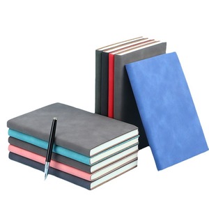 Taccuino personalizzabile per ufficio dello studente A5 copertina morbida in pelle di pecora ispessita rilegatura termica con Logo personalizzato stampato taccuini morbidi creativi - Product Image 5