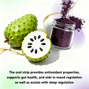 OEM Antioxidante Herbal Oral Thin Film Suplemento Gut Saúde Suporte Graviola Extrato Oral Strip com Açaí Berry Pó - Product Image 4