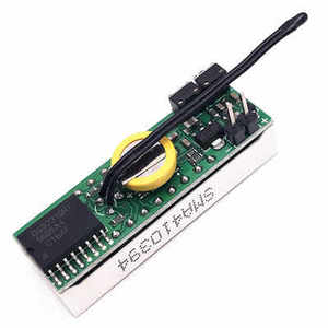 Yüksek hassasiyetli DS3231SN dijital saat modülü LED dijital tüp elektronik saat aydınlık araç saat sıcaklık