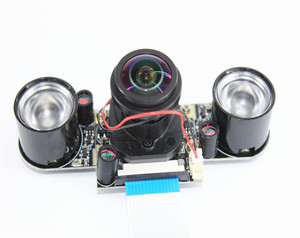 Módulo de cámara Raspberry Pi OV5647, lente ojo de pez gran angular de 175 grados, 5MP, modelo B, 3/2