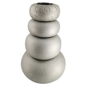 320mm rond en forme de Graisse Pneu Basse Pression non roulement pneumatique Chariot De Plage De Sable de roue de ballon - Product Image 1