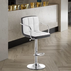 Chiều cao có thể điều chỉnh ghế xoay thanh bàn ghế phong cách sử dụng nhà, thanh phân với đèn thủ quỹ truy cập ghế - Product Image 6