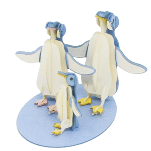 2025 New 3D Penguin Puzzle DIY Brid Life Paper Cardboard Model Brain Teaser Puzzle | Educational STEM <strong>Toy</strong> Build by Yourself - Product Image 1