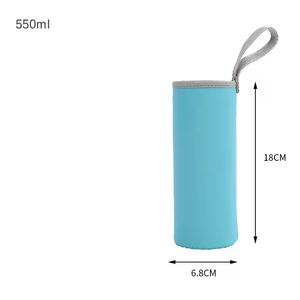 Factory Wholesale Neoprene Water Bottle Sleeve Multi-color 550ml Insulated Drink Bottle Covers Carrier