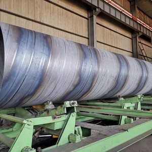 可定制6m 12m螺旋圆形钢管耐用焊接API认证管道，用于污水系统气体输送 - Product Image 6