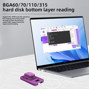 LUBAN PCIE 4.0 Hard Disk <strong>Programmer</strong> BGA60/70/110/315 Nands for Mobile Phones SYSCFG Data Modification Write for 6-16 Series <strong>NAND</strong>