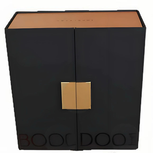 Personal isierte Großhandels preis Geschenk Benutzer definiertes Logo Magnetische Premium-Magnet box mit Papiertüte Spot UV
