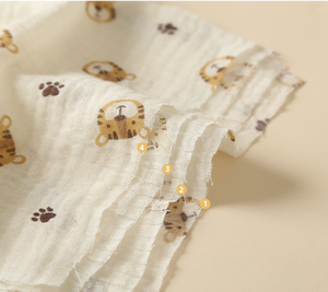 Toptan 3 adet/takım 4 katmanlı Muslin Burp bez lif Muslin yüz bez mendil Muslin bebek havlusu - Product Image 6