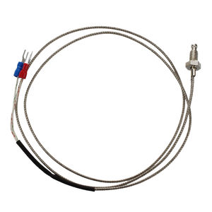 M6螺纹型J K T S E热电偶温度传感器，带2m延长线，适用于高温应用 - Product Image 4