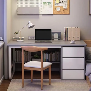 Coworking Cheap Home Office Furniture <strong>Computer</strong> <strong>Table</strong> <strong>with</strong> Drawers Popular Executive Customized Wooden Laptop Desk - Product Image 6