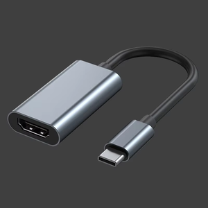 价格优惠CS5261 USB C视频转换器类型-c公到HDMI母4K @ 30hz适配器电缆13.5cm适用于笔记本电脑显示器 - Product Image 2