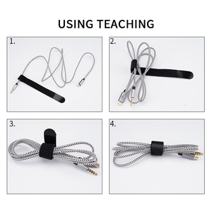 Wholesale <strong>Hook</strong> <strong>and</strong> <strong>Loop</strong> Cable Tie Nylon Polyester Multiple Colors <strong>Hook</strong> <strong>and</strong> <strong>Loop</strong> P <strong>Type</strong> Double-Side Cable Ties Strap - Product Image 6