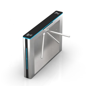 Sistema di controllo dell'accesso del lettore di carte del tornello di altezza del treppiede a passaggio rapido manuale in acciaio inossidabile - Product Image 2