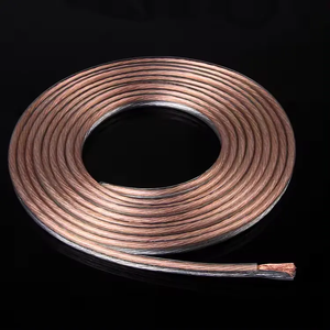 Factory OEM Customized <strong>Speaker</strong> Cable 12awg 16awg 18awg Conductor Car Audio <strong>Speaker</strong> Cable with Banana Connector