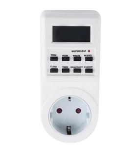 Spina di UE STATI UNITI REGNO UNITO FR BR Programmatore Spina Digitale Settimanale Programmabile Timer Interruttore Presa di Tempo Orologio Timer Presa di 220V 110V - Product Image 1
