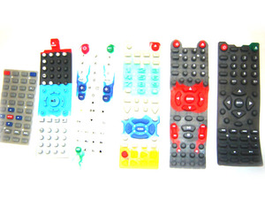 XHW Controlador PS4 personalizado Interruptor de membrana numérico de goma de silicona Servicio personalizado-Botón de corte de color TV Stick Goma - Product Image 6