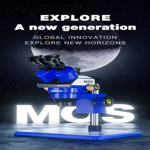 MCN-Microscopio digital estéreo trinocular con puerto USB, cámara electrónica con aumento de 1:7, 5, para reparación de móviles, 1, 2 - Product Image 4