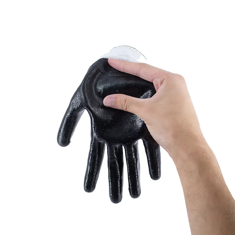 Gants enduits de finition ultra-mince en nitrile C-F de niveau d'usine