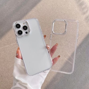 เคสโทรศัพท์ iPhone 16 PROMAX กรอบนิ่มสีพื้น Apple 15 Minimalist 14 13 electroplated