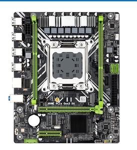Placa base X79D 2,0, memoria Ram de estado USB, tarjeta SATA, CPU, DDR, Intel, DVI, VGA, Memoria PCI