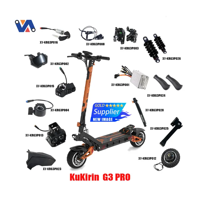 New Image EU Stock E Scooter G2 Max Master M4 Pro Accessory Seat Battery Tire Motor For Kukirin G3 Pro Electric Scooter Parts