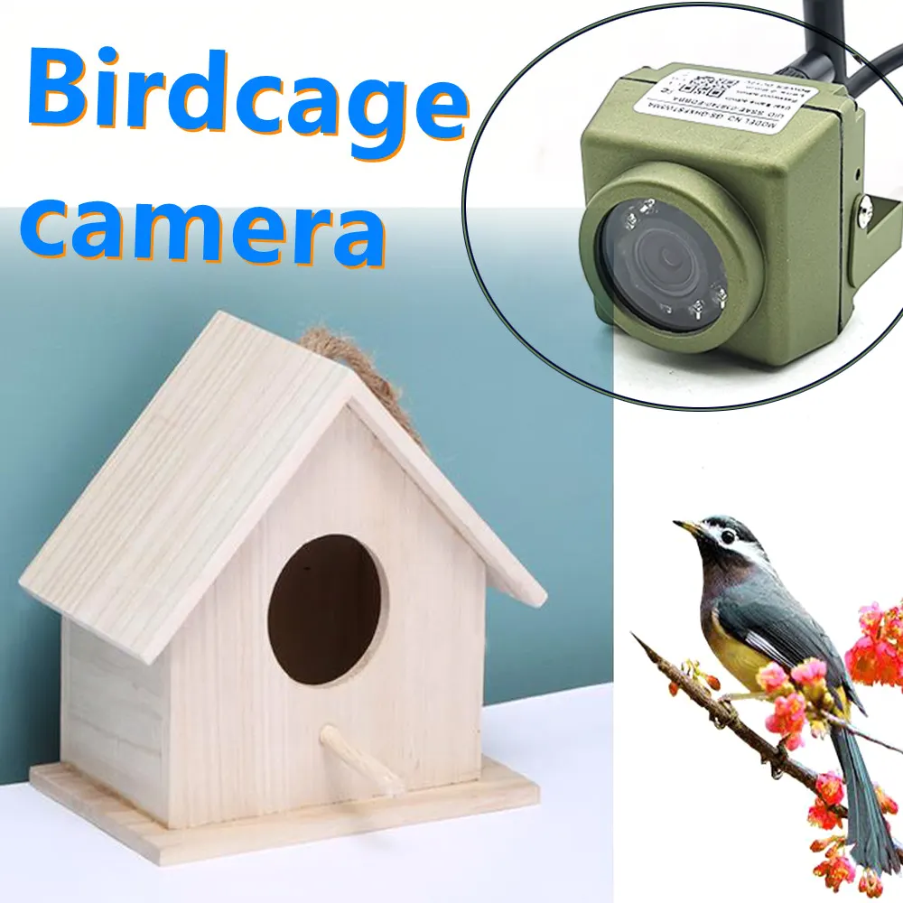 Feeder Lochkameras Micro Room Wifi Hund Wireless Nest Ip 5MP 2MP Ir Mini Vogel kamera Pet Cam Audio Video TF Karten aufzeichnung