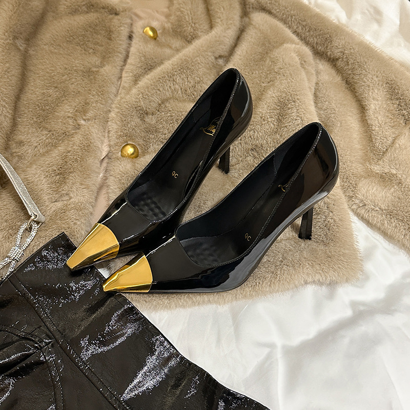 Chaussures noires 8cm
