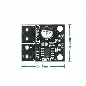 Control PWM DRV8871 de 6,5 V a 45V con detección de corriente interna máxima de 3.6A, puente H, placa de ruptura del controlador de Motor de CC cepillado, 1 unidad - Product Image 6