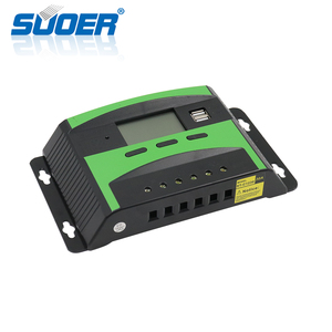 Suoer akıllı güneş paneli sistemi 12V 24V 30A manuel pwm solar şarj regülatörü - Product Image 6